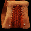 Vaquera Wade (Cowgirl Wade) with Sheridan Style Floral tooling, 15 and 1/2 inch seat, Gullet - 7 and 1/2 inch by 6 and 1/4 inch by 4 inch, Horn  3 X 4 inch round, 90 degree bars, 7/8ths In skirt riggin, 1 and 1/4 inch Cheyenne Roll, Sheridan Styl Floral with Vaquero border half breed combination.  Cowgirl Tough!!  Contact us about a saddle made just for you like this one.